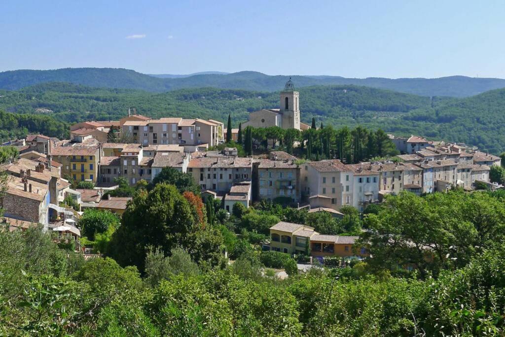 Gîte provençal indépendant avec piscine chauffée : LE SUY BIEN Flayosc Extérieur photo