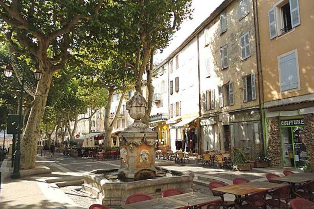 Gîte provençal indépendant avec piscine chauffée : LE SUY BIEN Flayosc Extérieur photo