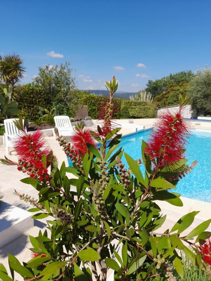 Gîte provençal indépendant avec piscine chauffée : LE SUY BIEN Flayosc Extérieur photo